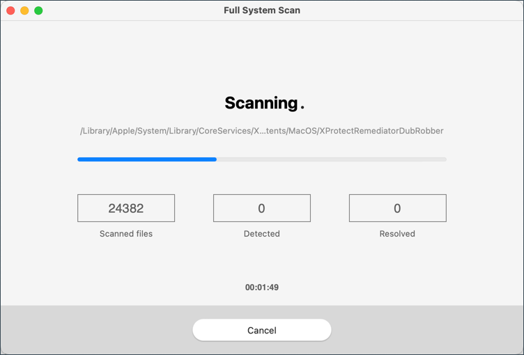 How to scan a Mac